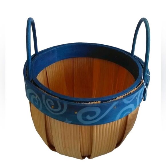 Teresa Kogut Holiday Basket Ornament Set Peace Love Faith Believe 🩷🌟🩷 - Picture 2 of 5